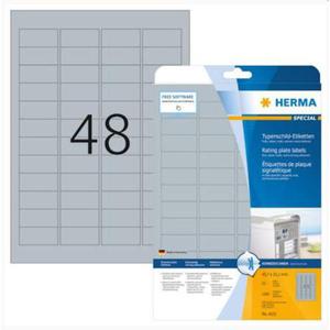 Etykiety Herma foliowe znamionowe 45,7x21,2mmx1200 - 2860492536