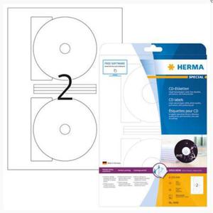 Etykiety Herma drukarka atramentowa CD 116mm x50 - 2860492549