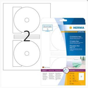 Etykiety Herma drukarka atramentowa CD 116mm x50 - 2860492550