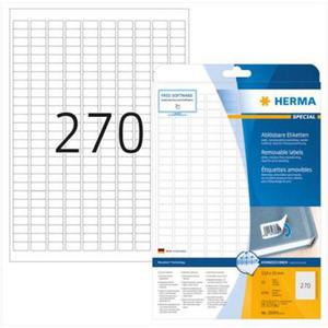 Etykiety Herma Movables odklejalne 17,8x10mm x6750 - 2860492624