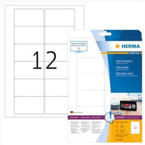 Etykiety Herma na kasety VHS 78,7x46,6mm x300 - 2860492678