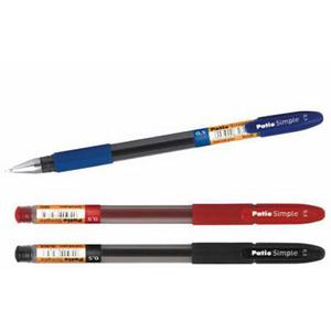 Długopis żelowy Patio Simple 0,7 - czerwony x1 - 2860492766