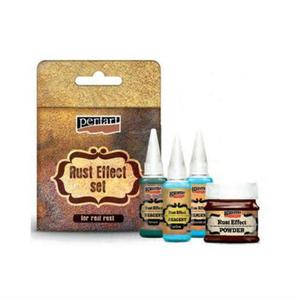 Efekt rdzy Pentart zestaw 3x20ml 1x180g x1 - 2860492774