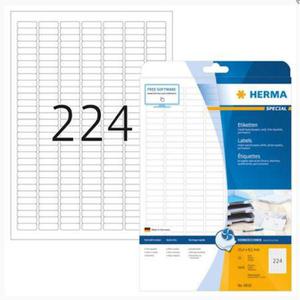 Etykiety Herma drukarka atramentowa 25,4x8,5mm x25 - 2860488126
