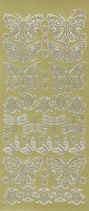 Sticker zoty 00055 - motyle i biedronki x1 - 2824960549
