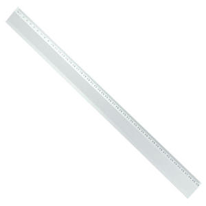 Linijka aluminiowa 50cm jednostronna x1 - 2860488136