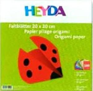 Papier do origami 20x20cm Heyda x100 - 2824960942