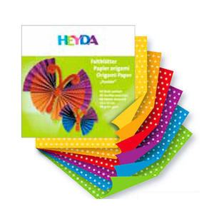 Papier do origami 15x15cm Heyda kropki x66 - 2824960951