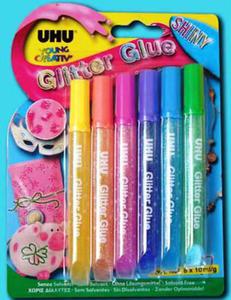 Klej UHU Creative Glitter Glue Shiny 6e x1 - 2824960958