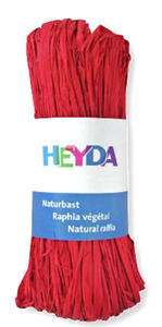 Rafia Heyda 50g - 91 czerwona x1 - 2824961128