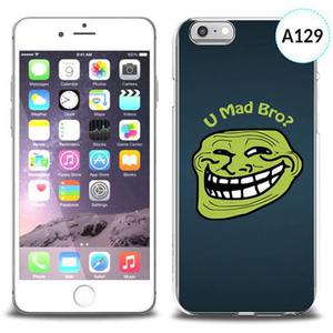 Etui silikonowe z nadrukiem iPhone 6 - u mad bro? - 2834655668