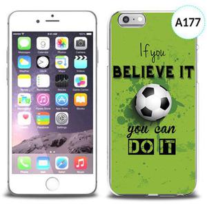 Etui silikonowe z nadrukiem iPhone 6 - if you believe it you can do it - 2834655686