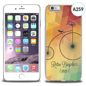 Etui silikonowe z nadrukiem iPhone 6 - retro bicycles