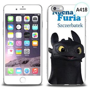 Etui silikonowe z nadrukiem iPhone 6 - jak wytresowa smoka - 2834655751