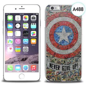 Etui silikonowe z nadrukiem iPhone 6 - avengers never give up - 2834655777