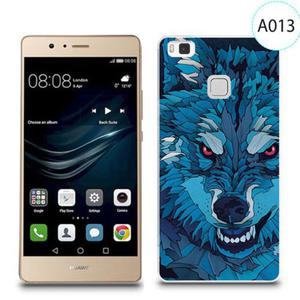 Etui silikonowe z nadrukiem do Huawei P9 Lite - mrony wilk - 2834655803