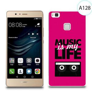 Etui silikonowe z nadrukiem do Huawei P9 Lite - music is my life - 2834655815