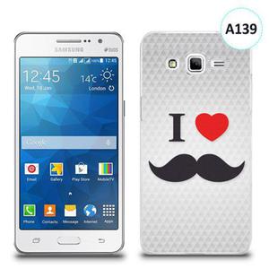 Etui silikonowe z nadrukiem Samsung Galaxy Grand Prime - i love moustache - 2834655972