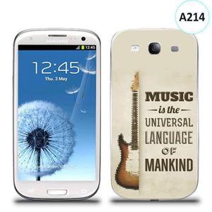 Etui silikonowe z nadrukiem Samsung Galaxy S3 - music is the universal language of mankind - 2835854345