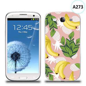 Etui silikonowe z nadrukiem Samsung Galaxy S3 - egzotyczne owoce - 2835854360