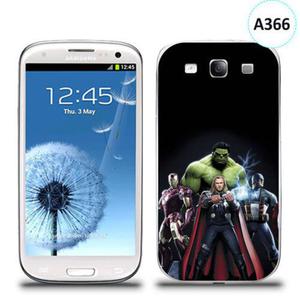 Etui silikonowe z nadrukiem Samsung Galaxy S3 - avengers hulk iron man superheroes - 2835854383