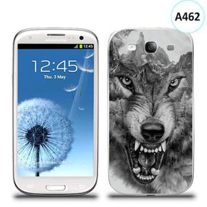 Etui silikonowe z nadrukiem Samsung Galaxy S3 - straszny wilk - 2835854412