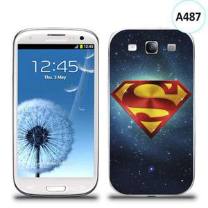 Etui silikonowe z nadrukiem Samsung Galaxy S3 - logo superman - 2835854423