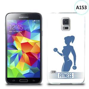 Etui silikonowe z nadrukiem Samsung Galaxy S5 - fitness gym - 2835854473