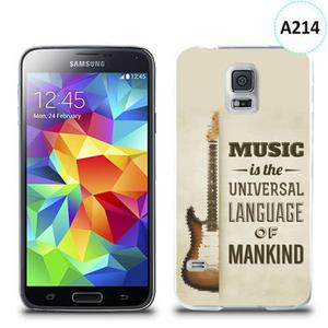 Etui silikonowe z nadrukiem Samsung Galaxy S5 - music is the universal language of mankind - 2835854502