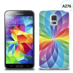 Etui silikonowe z nadrukiem Samsung Galaxy S5 - tczowe barwy - 2836066493