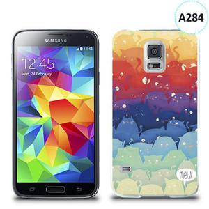 Etui silikonowe z nadrukiem Samsung Galaxy S5 - kraina kotw - 2836066495