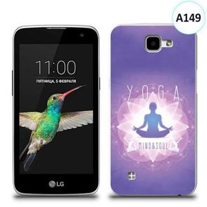 Etui silikonowe z nadrukiem LG K4 - yoga mind&soul - 2836066604