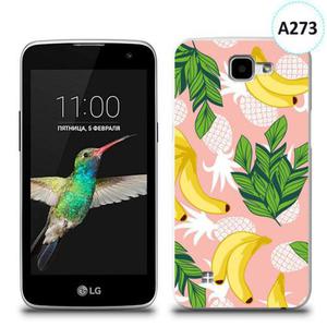 Etui silikonowe z nadrukiem LG K4 - egzotyczne owoce - 2836066656