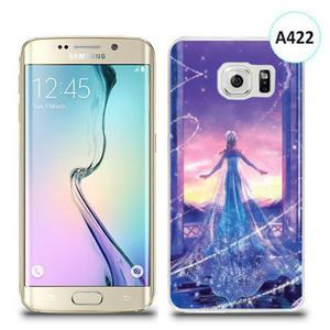 Etui silikonowe z nadrukiem Samsung Galaxy S6 Edge Plus - kraina lodu elsa - 2836309877