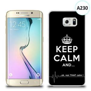 Etui silikonowe z nadrukiem Samsung Galaxy S6 Edge - keep calm and... - 2836309990