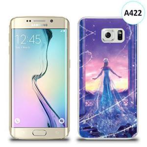 Etui silikonowe z nadrukiem Samsung Galaxy S6 Edge - kraina lodu elsa - 2836310044