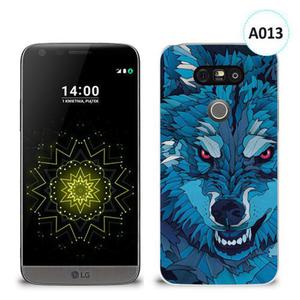 Etui silikonowe z nadrukiem LG G5 - mrony wilk - 2836490989