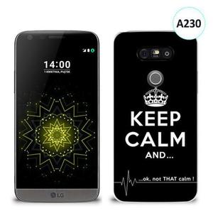 Etui silikonowe z nadrukiem LG G5 - keep calm and... - 2836491045