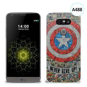 Etui silikonowe z nadrukiem LG G5 - avengers never give up - 2836491141