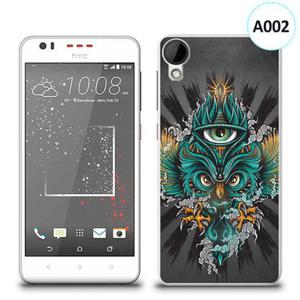 Etui silikonowe z nadrukiem HTC DESIRE 825 - mroczna sowa - 2836721290