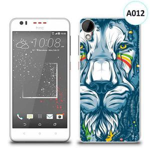 Etui silikonowe z nadrukiem HTC DESIRE 825 - lew abstrakcja - 2836721296