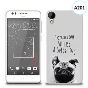 Etui silikonowe z nadrukiem HTC DESIRE 825 - tomorrow will be a better day - 2836721347