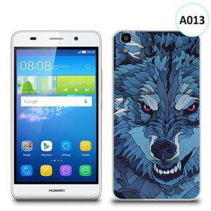 Etui silikonowe z nadrukiem Huawei Y6 - mrony wilk - 2836721457