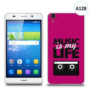 Etui silikonowe z nadrukiem Huawei Y6 - music is my life - 2836721478