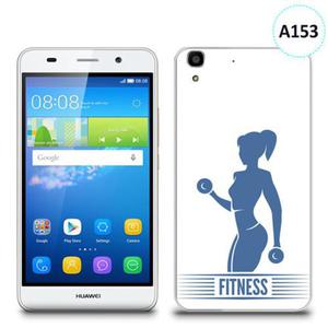 Etui silikonowe z nadrukiem Huawei Y6 - fitness gym - 2836721488