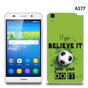 Etui silikonowe z nadrukiem Huawei Y6 - if you believe it you can do it - 2836910689