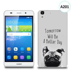 Etui silikonowe z nadrukiem Huawei Y6 - tomorrow will be a better day - 2836910705