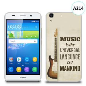 Etui silikonowe z nadrukiem Huawei Y6 - music is the universal language of mankind - 2836910711