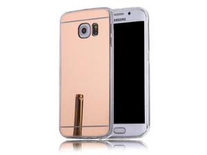 Etui lustrzane mirror gel do Samsung Galaxy S7 Róowe + Szko - Róowy