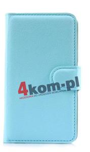 Etui portfel do Samsung Galaxy Ace 4 G357 - Niebieski - 2825178394